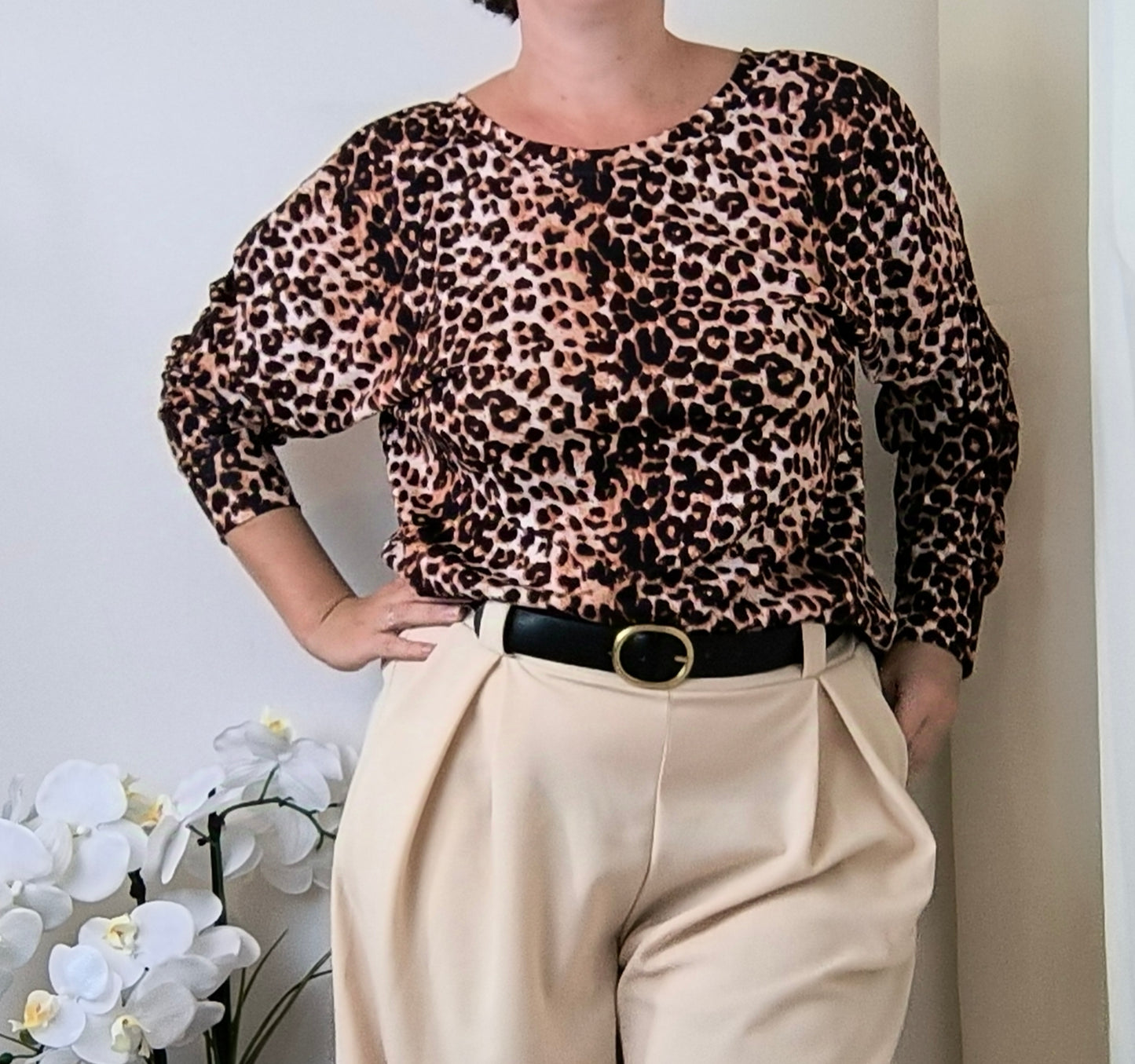 Pantalon large "CÉLINE"