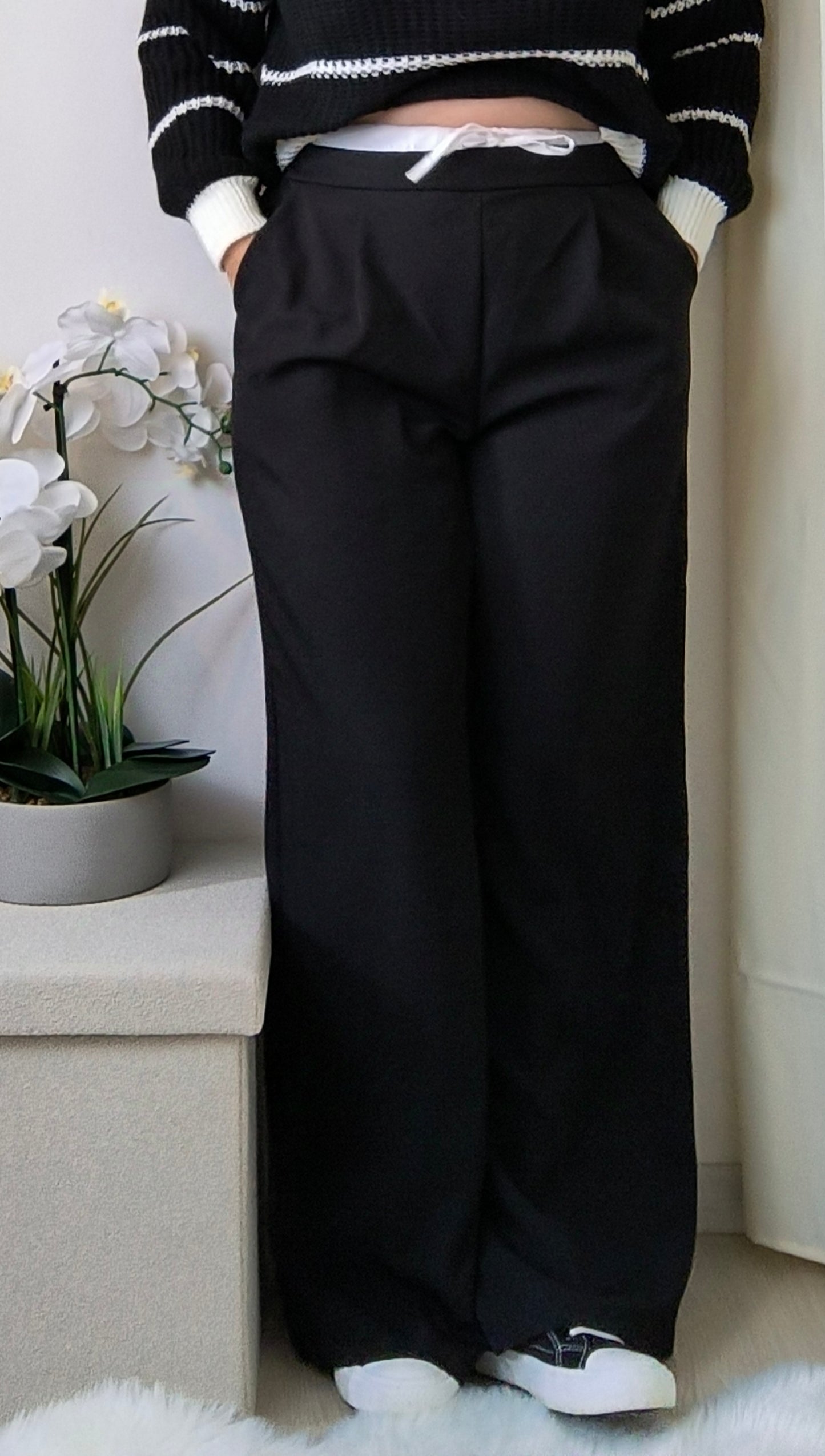 Pantalon avec lacet "CLARA"