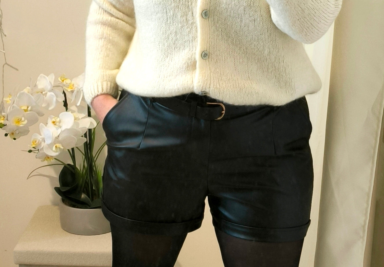 Short simili cuir "EMILIE"
