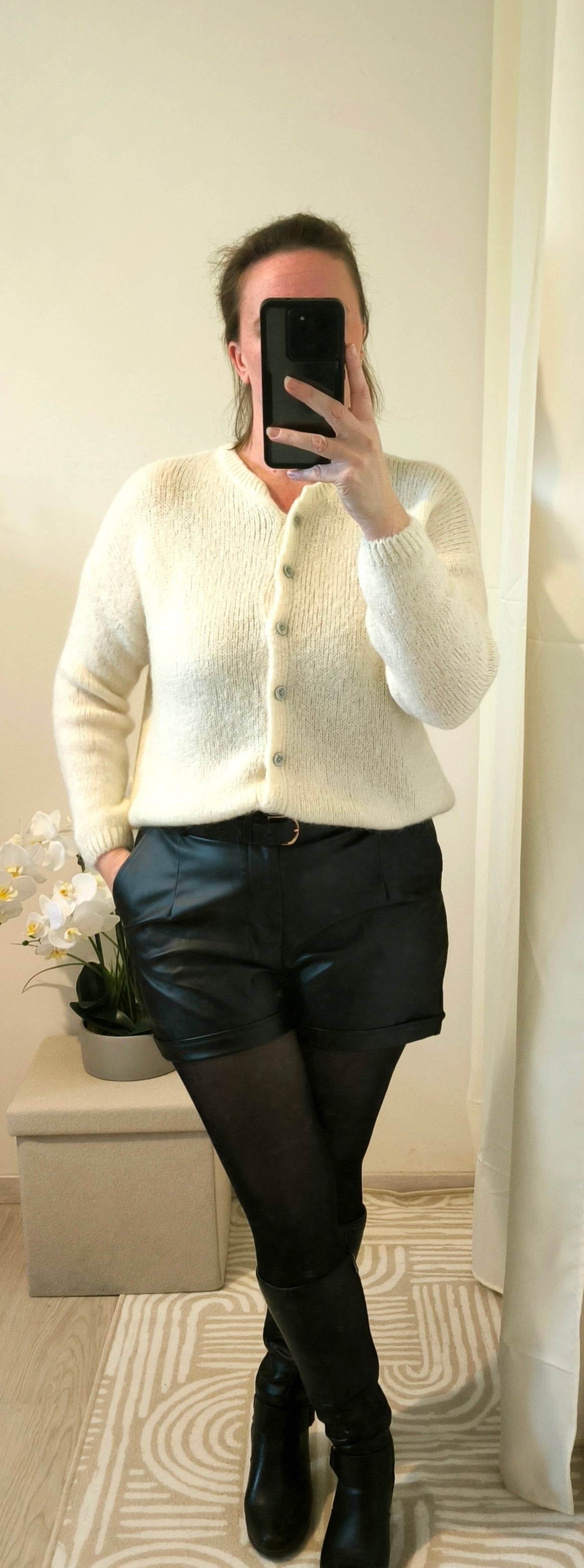 Short simili cuir "EMILIE"