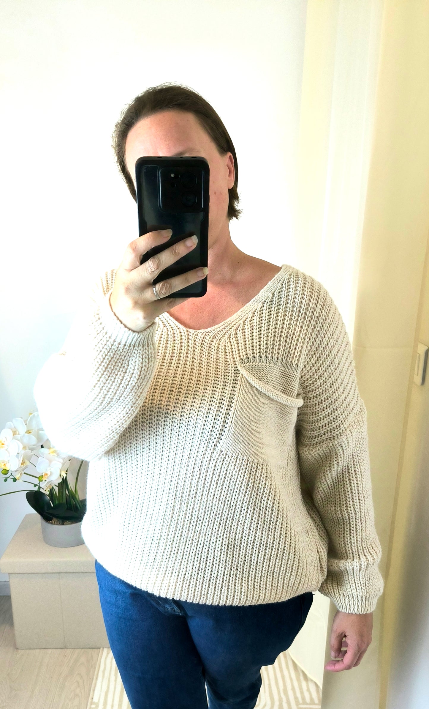 Pull avec poche "SOLENE"