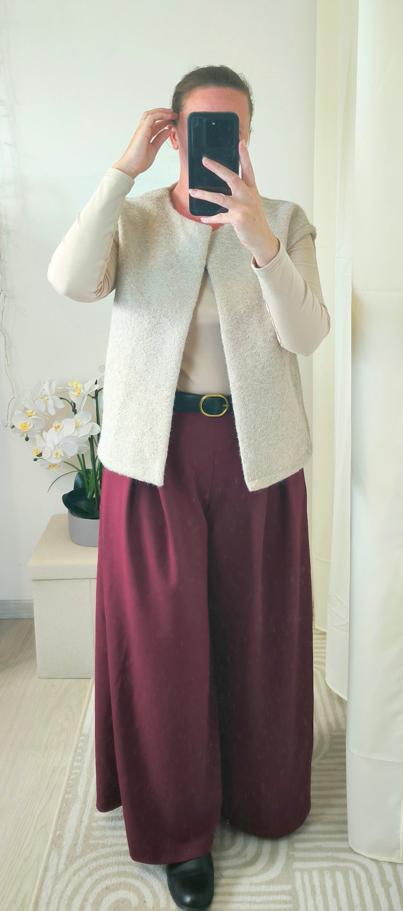 Pantalon large "Céline"