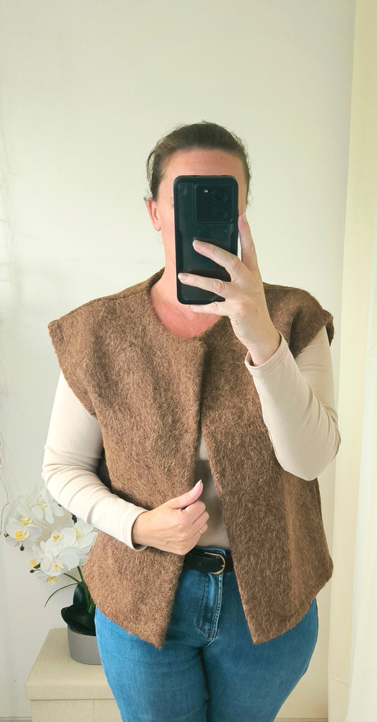 Veste sans manche "Elise"