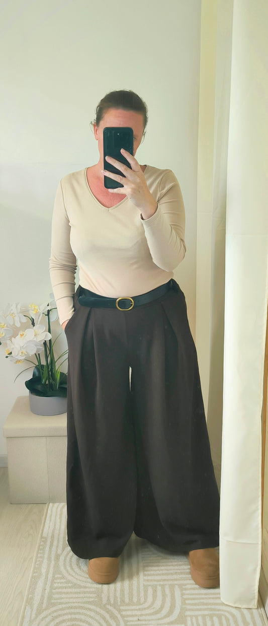 Pantalon large "Céline"